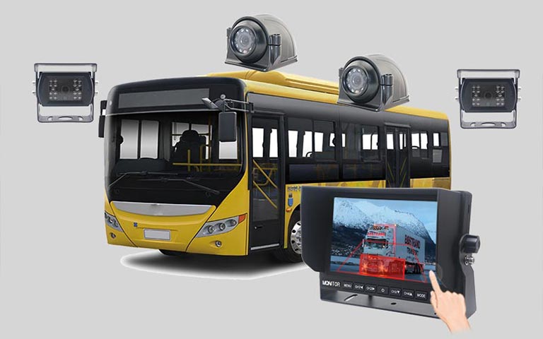 BSD Blind Spot Detection Camera Surveillance Solution for Buses: All-Round Driving Safety Escort