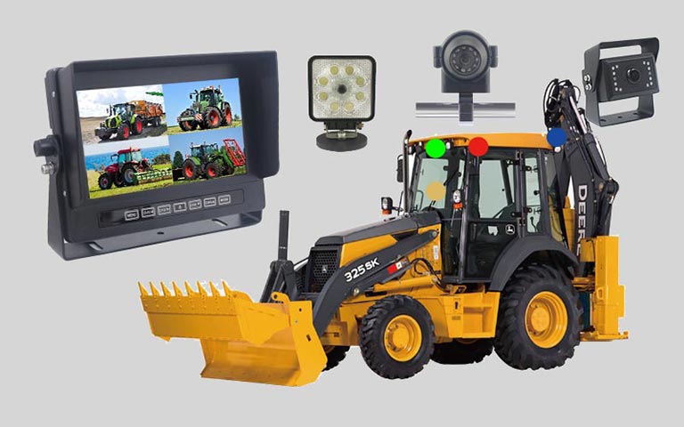 loader HD Waterproof 3-View Camera Surveillance Safety Solution